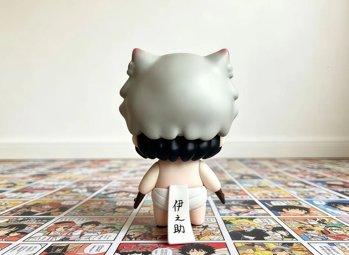 Heiße Anime Demon Slayer Hashibira Inosuke GK Figur aus Kunstharz, Q-Version Modell, niedliche Desktop-Dekoration, Sammlerstück, Spielzeug, Geschenk für Jungen – Detail 5