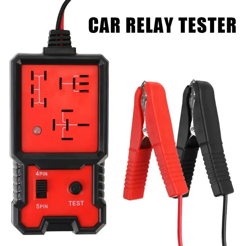 LED Battery Tester Car 12V Universal Digital Multimeter Voltmeter Starter Solenoid Relay Tester Tool Diagnostic Kit