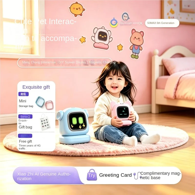 Zhizhi Chicken Xiaozhi AI Robot Intelligent Electronic Pet Dialogue Translation Children's Companion Gift WIFI 2026 DropShipping