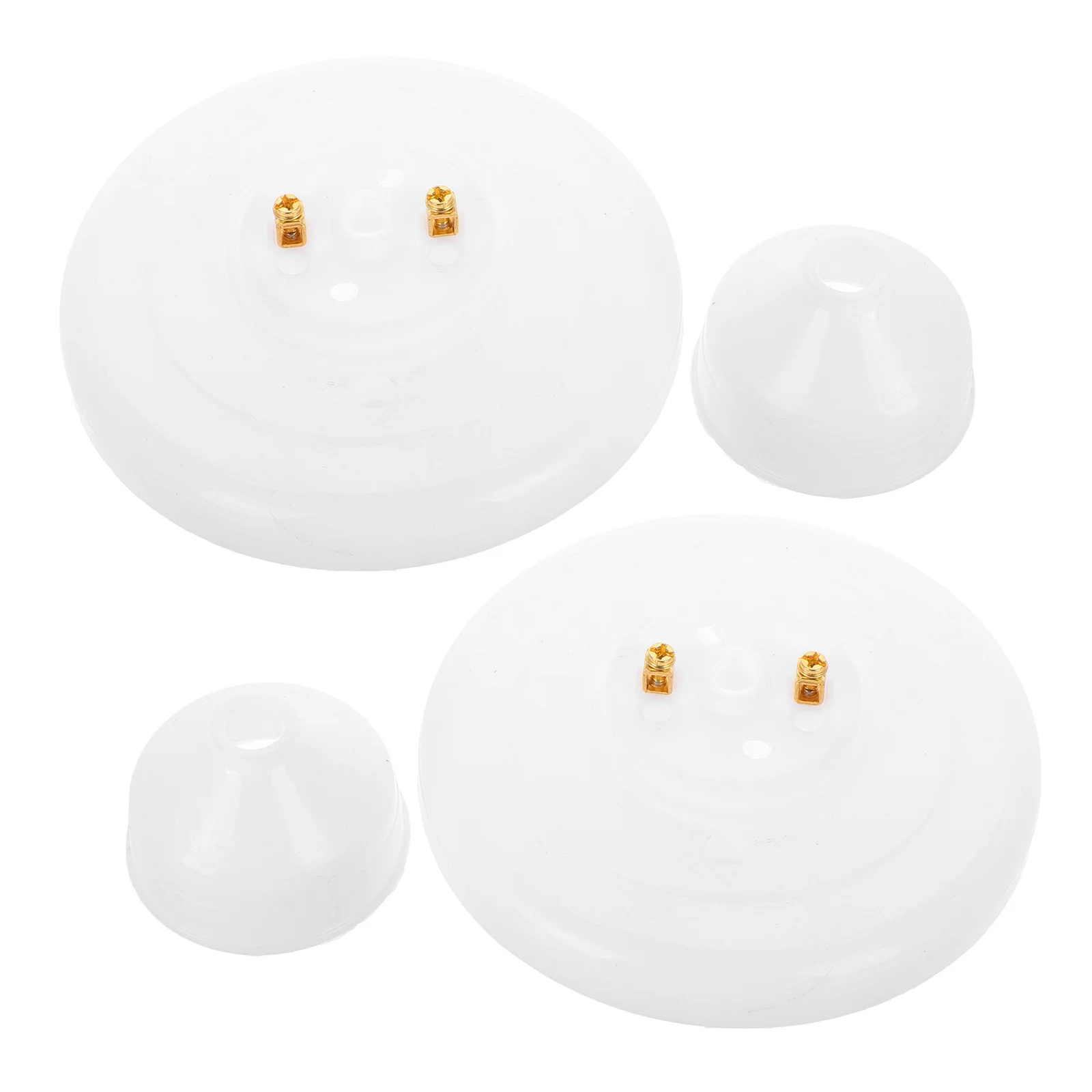 

2pcs Plastic Base Lamp Socket Adapter Heavy Duty For Old Wiring Replacement Easy Install Fluorescent Led Fixtures Ceiling Fan