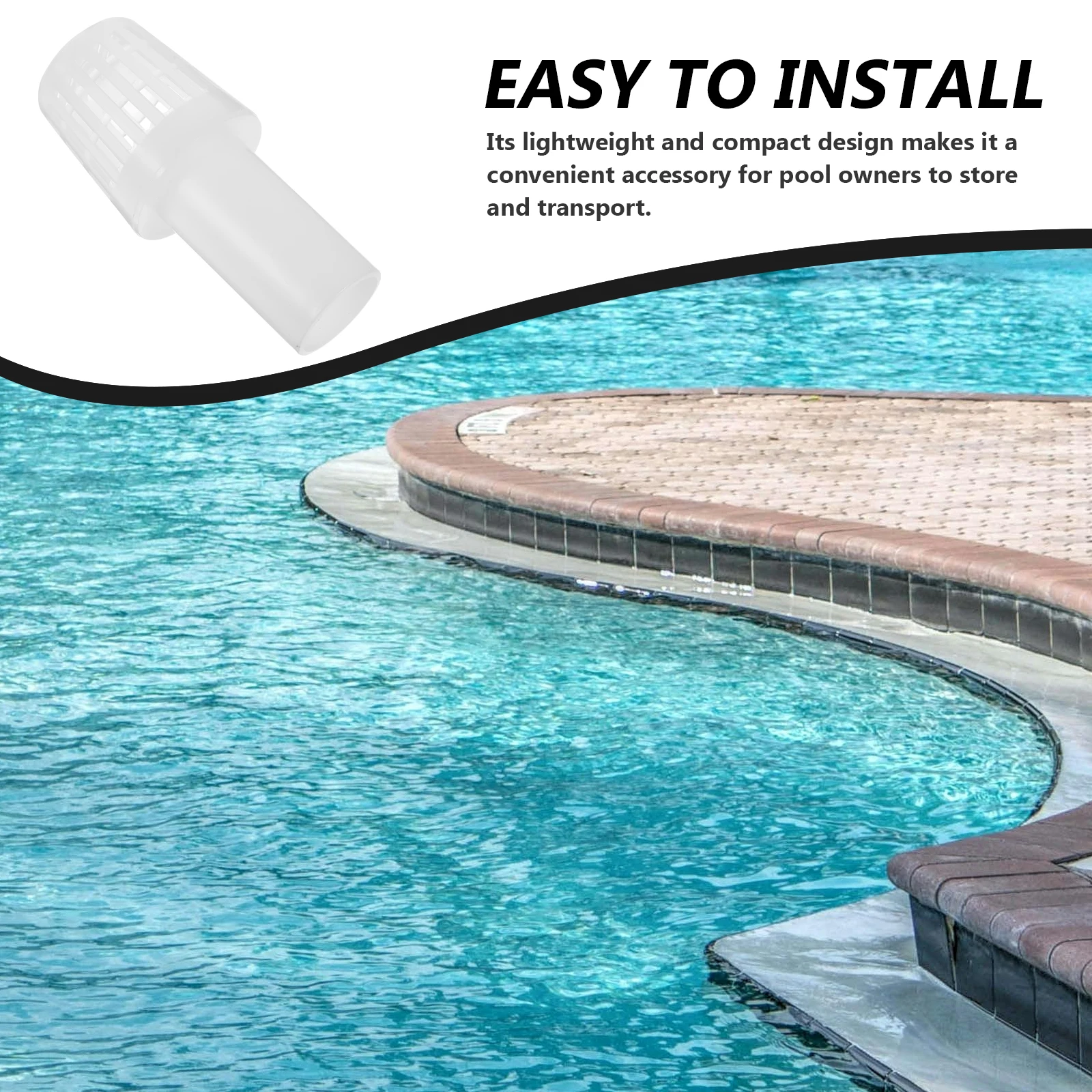 

Swimming Pool Drain Valve Strainer Replacement Pool Filter Parts Plastic Screen Cap Water Outlet Strainer For