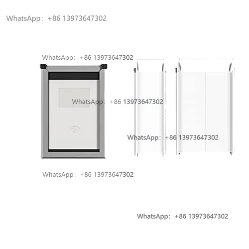 Modern Style Steel Energy Efficient Door Telescoping Tunnel Double Magnetic Flaps Easy Installation Pet Door Steel Frame