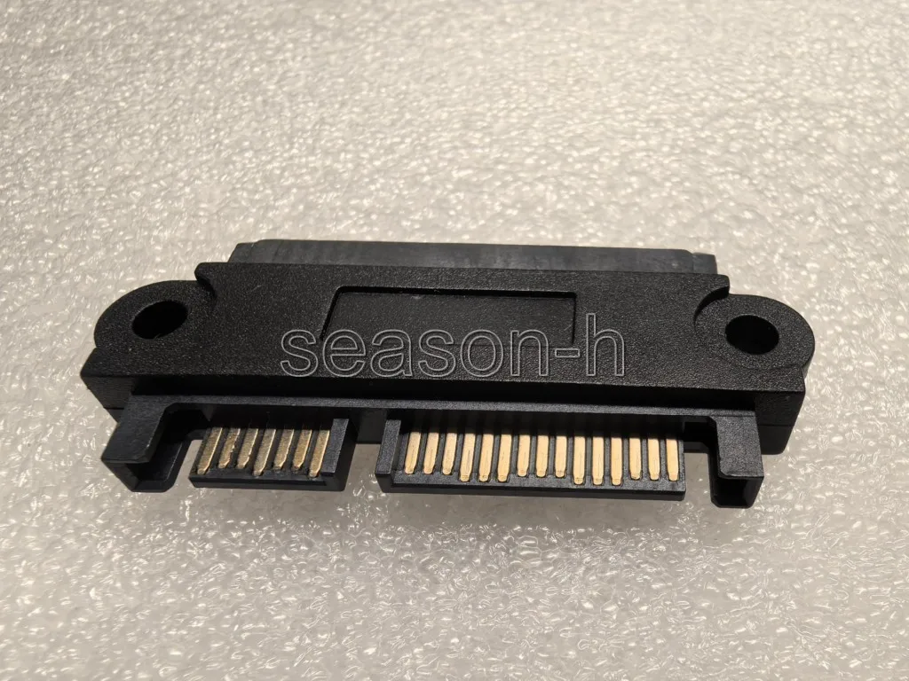 SAS 22 Pin to SATA 22Pin 7+15 Hard Disk Drive Raid Adapter with 15Pin Power Port