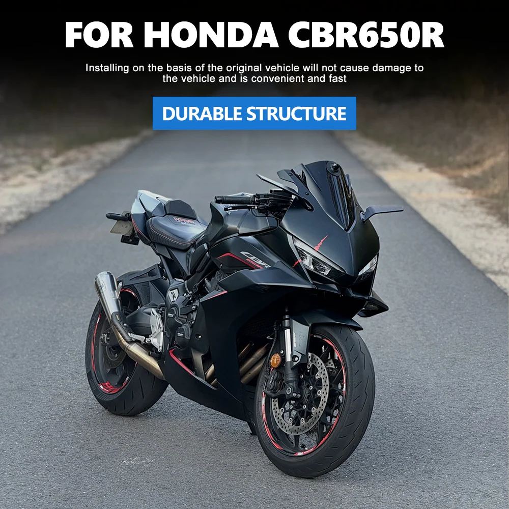 2024 CBR650R Rearview Mirror Motorcycle Invisible Rearview Mirror For Honda CBR 650R CBR650R 2019-2024 Aluminum Winglet Mirror