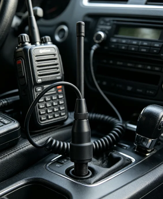 Short Rubber Pigtail Soft Antenna UHF 400-470MHz Portable Mobile Radio Two Way Radio Communication Antenna