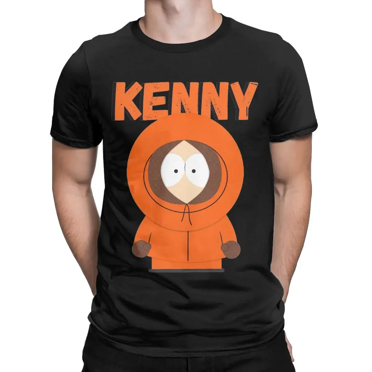 Wholesale Crewneck Tee Shirt Short Sleeve Tops Plus Size Cartoon Southpark Kenny T Shirts Men's Cotton Funny T-Shirts