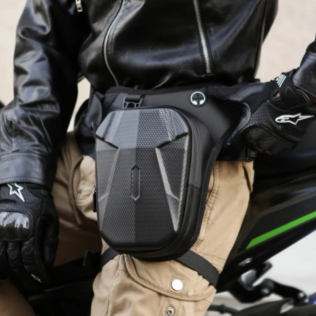 

Outdoor Waterproof Motorcycle Leg Bag, Waist Pack & Crossbody Drop Thigh Bag Motocross Moto Gear for Men Women Rider Biker
