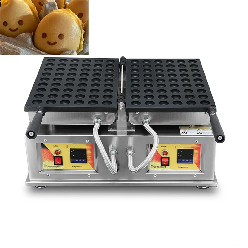 Commercial Electric Smile Egg Bubble Waffles Machine Baby Sponge Cake Maker  Japanese Smile Baby Castellas Machine