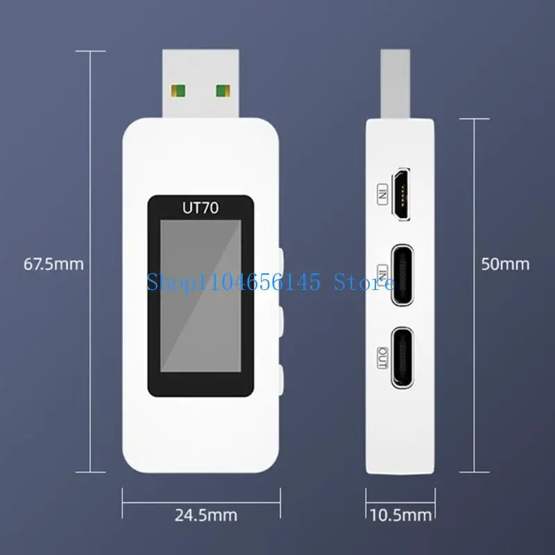 5asd Industrial Power Meter Current Tester With 100W E Marker Cable Support 40℃~90℃ Operations And Circuit Protective System
