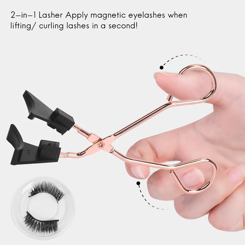 1 Satz magnetische Wimpern Clips Set 3d Nerz Wimpern verlängerung kein Kleber müssen einfach Wimpern handgemachte wieder verwendbare Wimpern auftragen