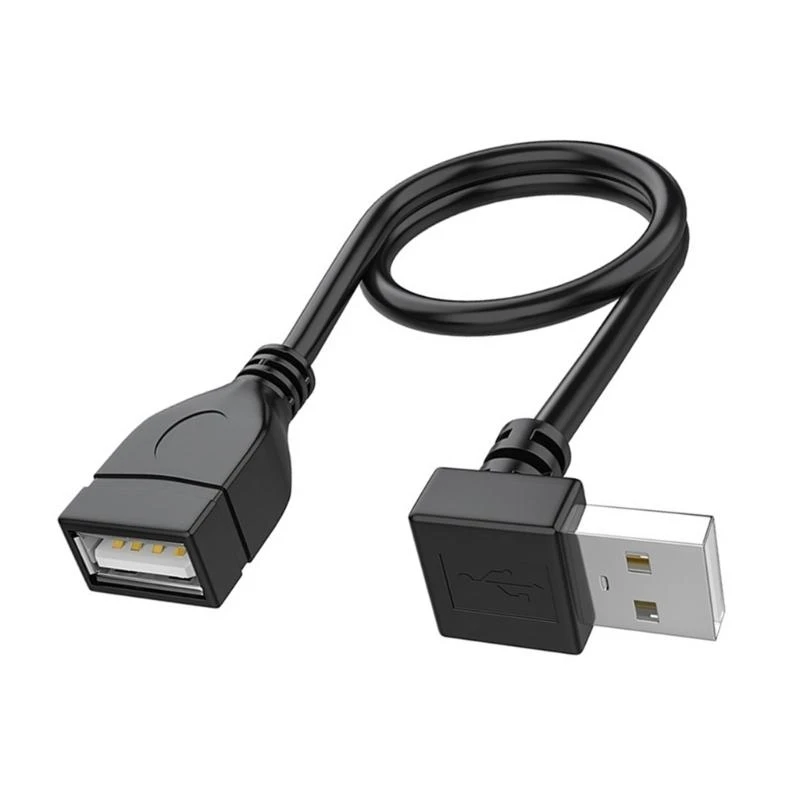 87HD Flexible USB 2.0 Cable with 90 Degree Angled Extension Cord 480M Easy Connection
