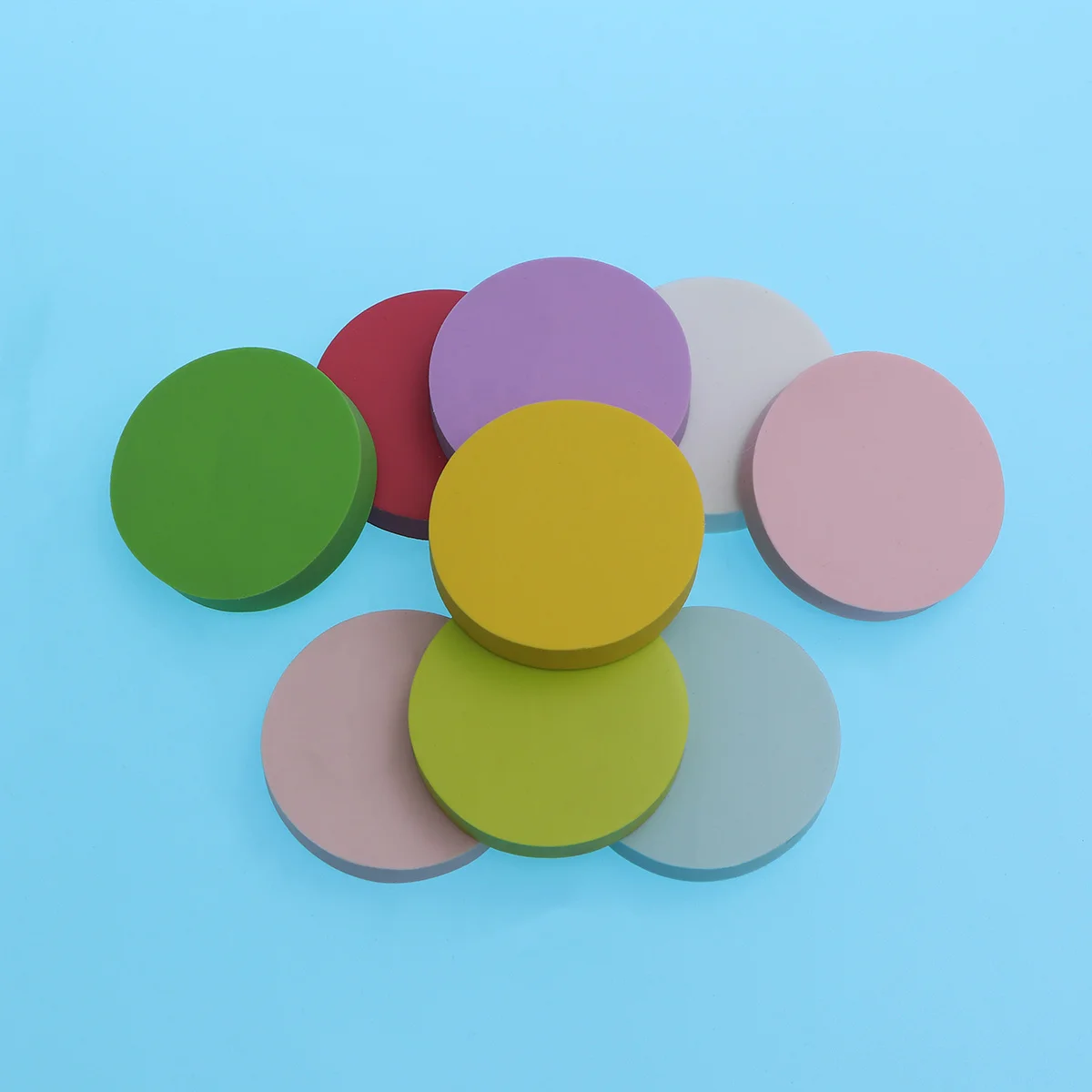 

10Pcs Round Rubber Carving Blocks Perfect DIY Stamp Making for Scrapbooking Postcards Printing Projects Round Rubber Stamp