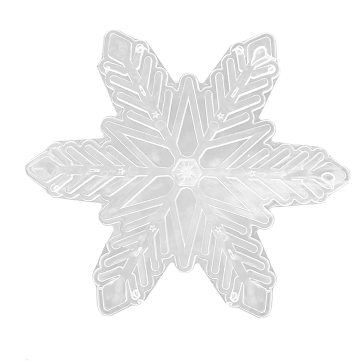 A72Z DIY Snowboard Stomp Pads Snowboard Mat Snowflake Shape for Winter Snow Ice Ski Snowboards Stomp Pads Transparent