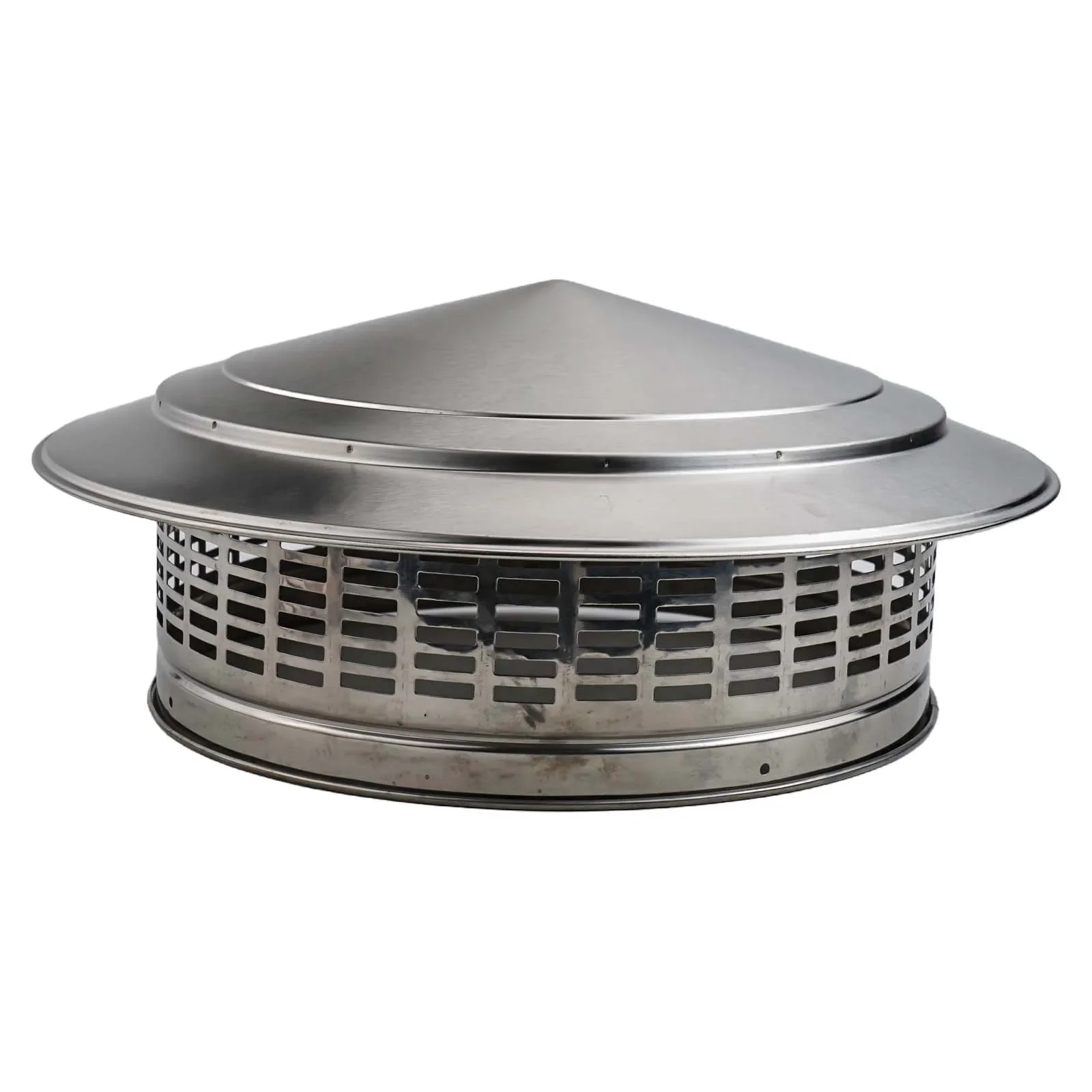 1pcs Fireplace Chimney Hat Roof Cowl Metal Top Hat Flue Rain Cap Cover 304 Stainless Steel 39x15.6x25cm 39.1x15.6x30cm Hardware