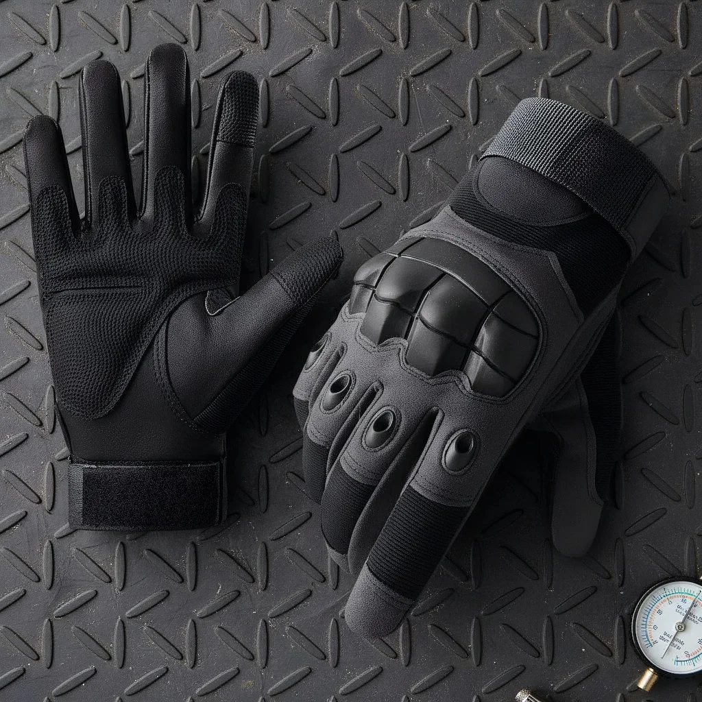 

Touch Design Outdoor Sports Gloves: Full Finger Protection for Hunting, Mountaineering, Fitness, and Motorcycle Riding