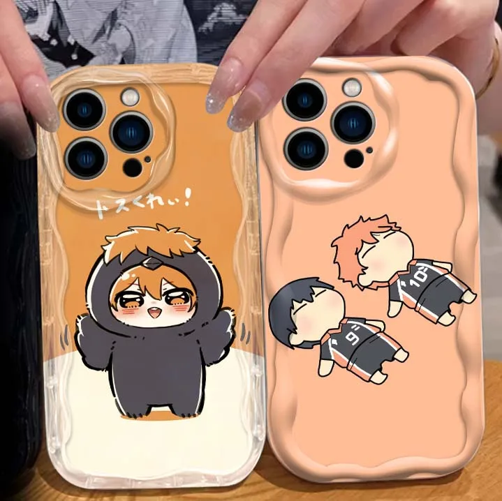

Anime Haikyuu Hinata Shoyo hot For Apple iPhone 16 16E 15 14 13 12 11 XR XS X Pro Max Plus Wave Oil Cover Soft Funda Phone Case