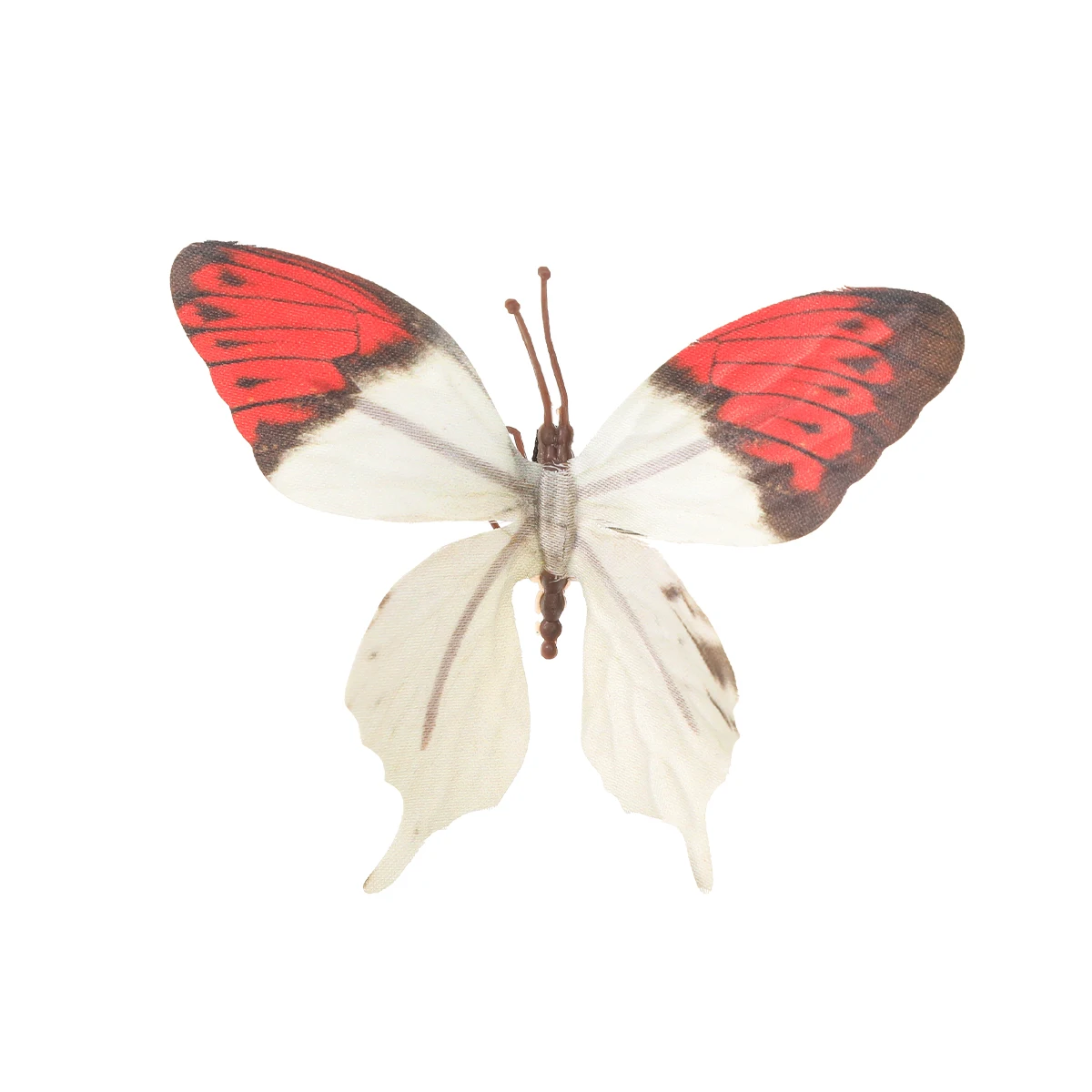 AWAYTR Flannel Butterfly Hairpin Cute Barrette Hair Clip Women Girls Printed Hairgrips Hair Clip Party Hair Accessories