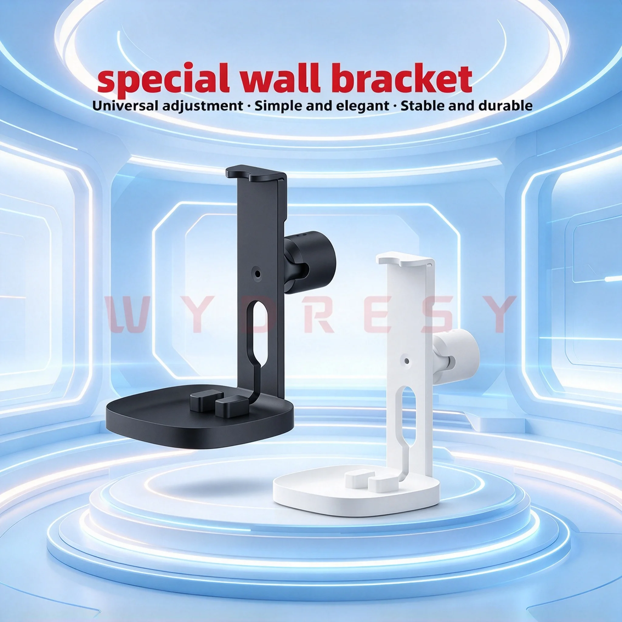 Wall Mount Bracket For Sonos (ONE SL/Play:1) Smart Speaker Rotary Angle Control System Adjust Sound Spread Adapt To Multiple