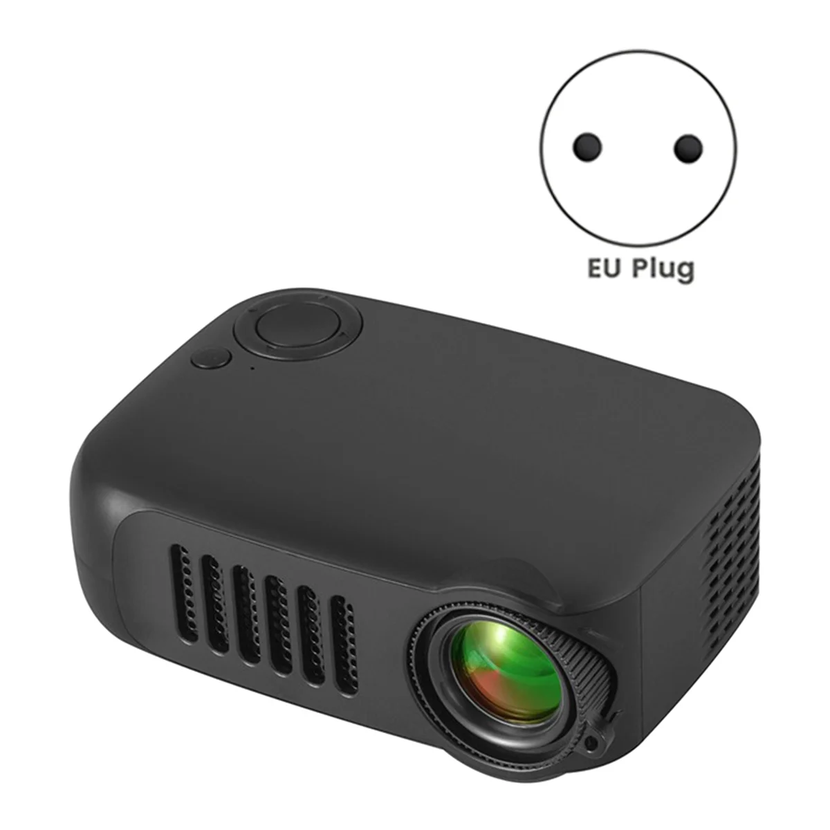 Mini Projector Home Theater Draagbare 3d Led Videoprojector Gaming Projector 4K 1080P Via Hd-Poort Smart Tv Box Eu-Plug Een