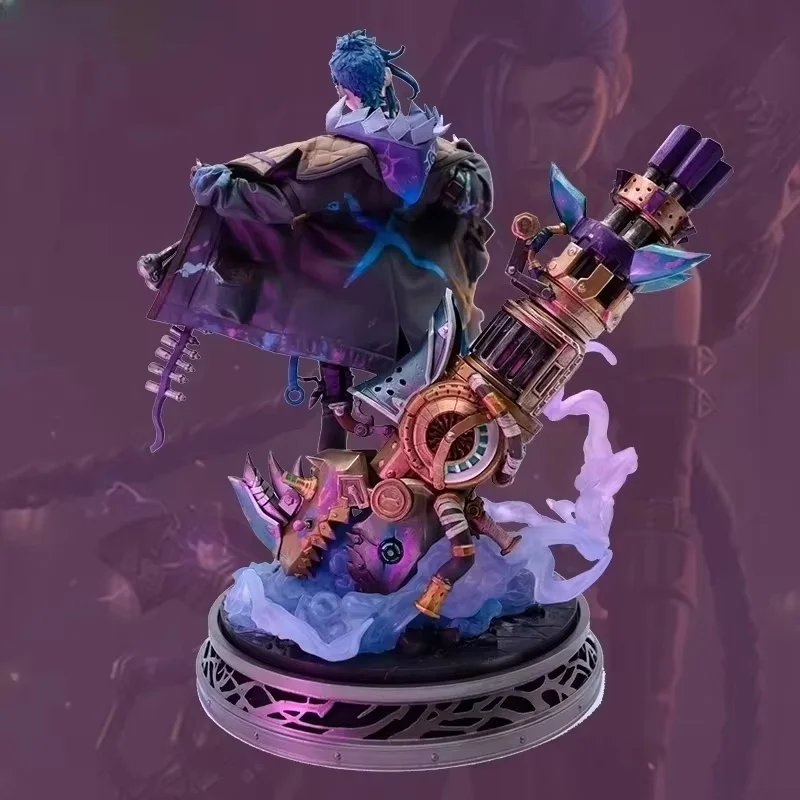 جامعة الأساطير Lol Double City War Jinx 1/7 ملحقات ألعاب النحت التماثيل ألعاب قابلة للجمع للاعبين #3