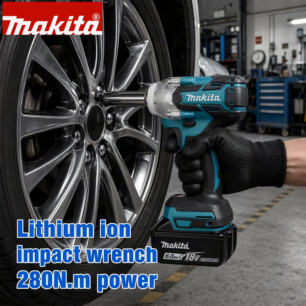 pour-les-broches-de-batterie-makita-18v-cle-a-douille-dtw285-entrainement-sans-balais-280-nm-0-2800-tr-min-douille-1-2-outils-a-main-avec-lumiere-led