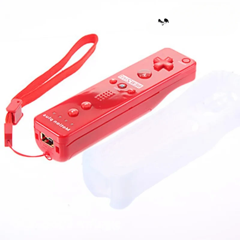 B-M For Nintendo Nintend For Wiimote Built in Motion Plus Inside Right Remote Controller For Wii Remote Motionplus+Silicone Case