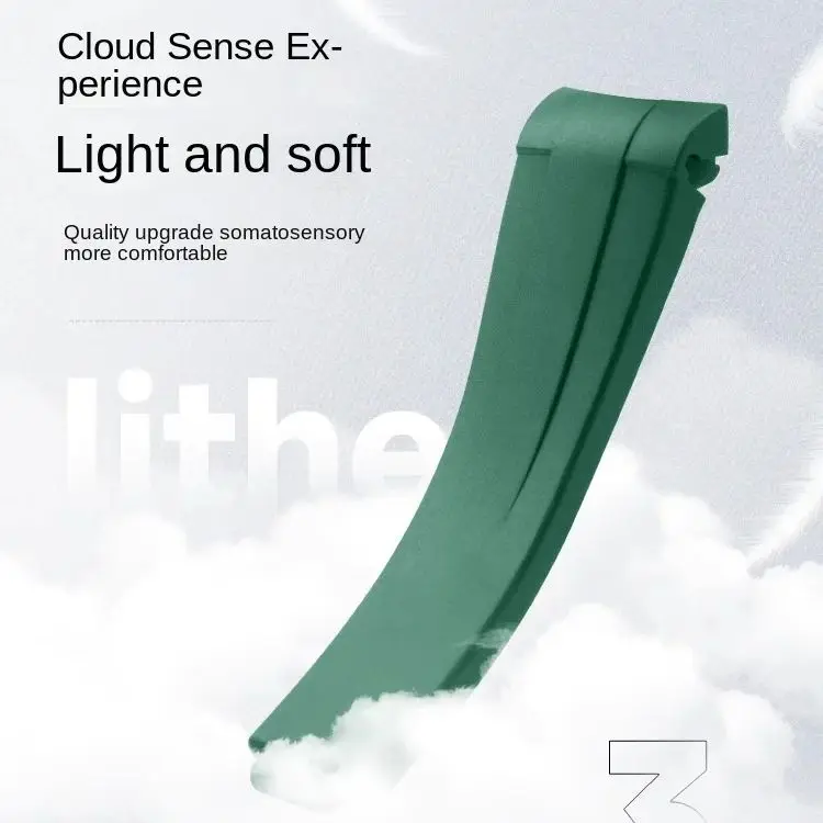 Correa de reloj Premium FKM con logotipo Original de liberación rápida, correa de 20mm para hombre para Rolex 41mm Wacth Submariner