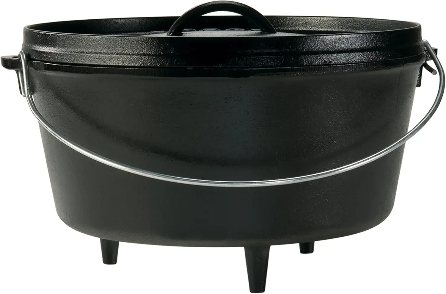 8 Quart -Seasoned Cast Iron Camp Dutch Oven with Lid - Dual Handles - Use in the Oven, on the Stove, on the Grill or