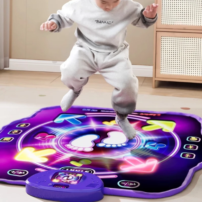 USB Charging Dance Blanket Music Bluetooth Sports Sensory Integration Sports Toy Growth Game Jumping Blankets Children Toys
