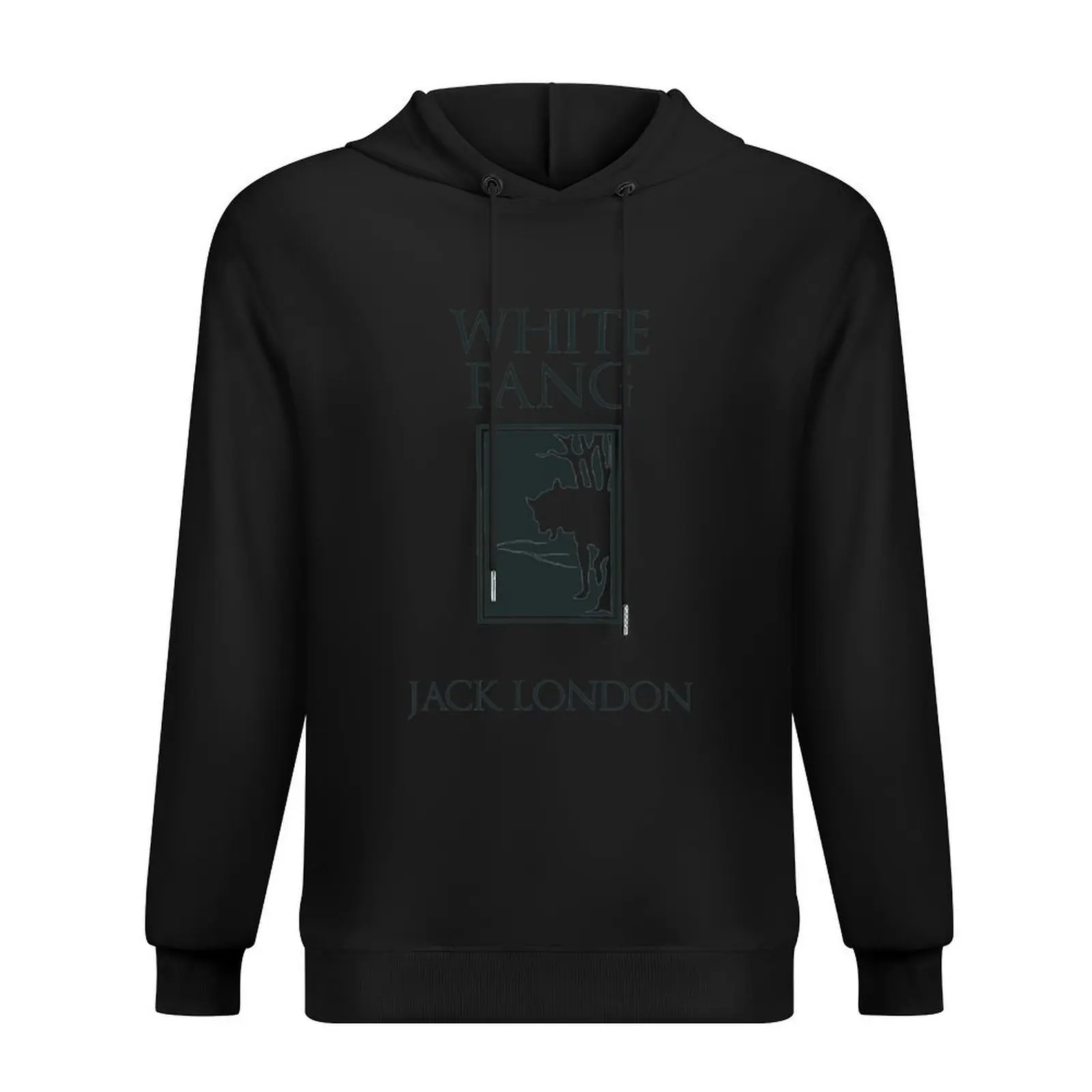 

White Fang Jack London book cover Hoodie hooded shirt men's sweat-shirt mens clothes clothes for men japanese hoodie
