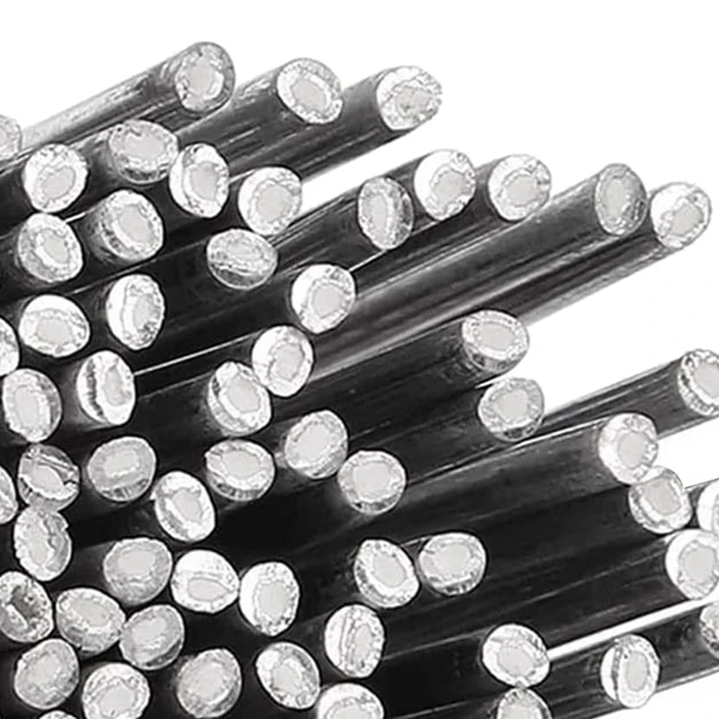Cobre e alumínio eletrodo, solução de baixa temperatura, soldagem metal fluxo cored eletrodo, 1.6mm x 33cm, 50 pcs