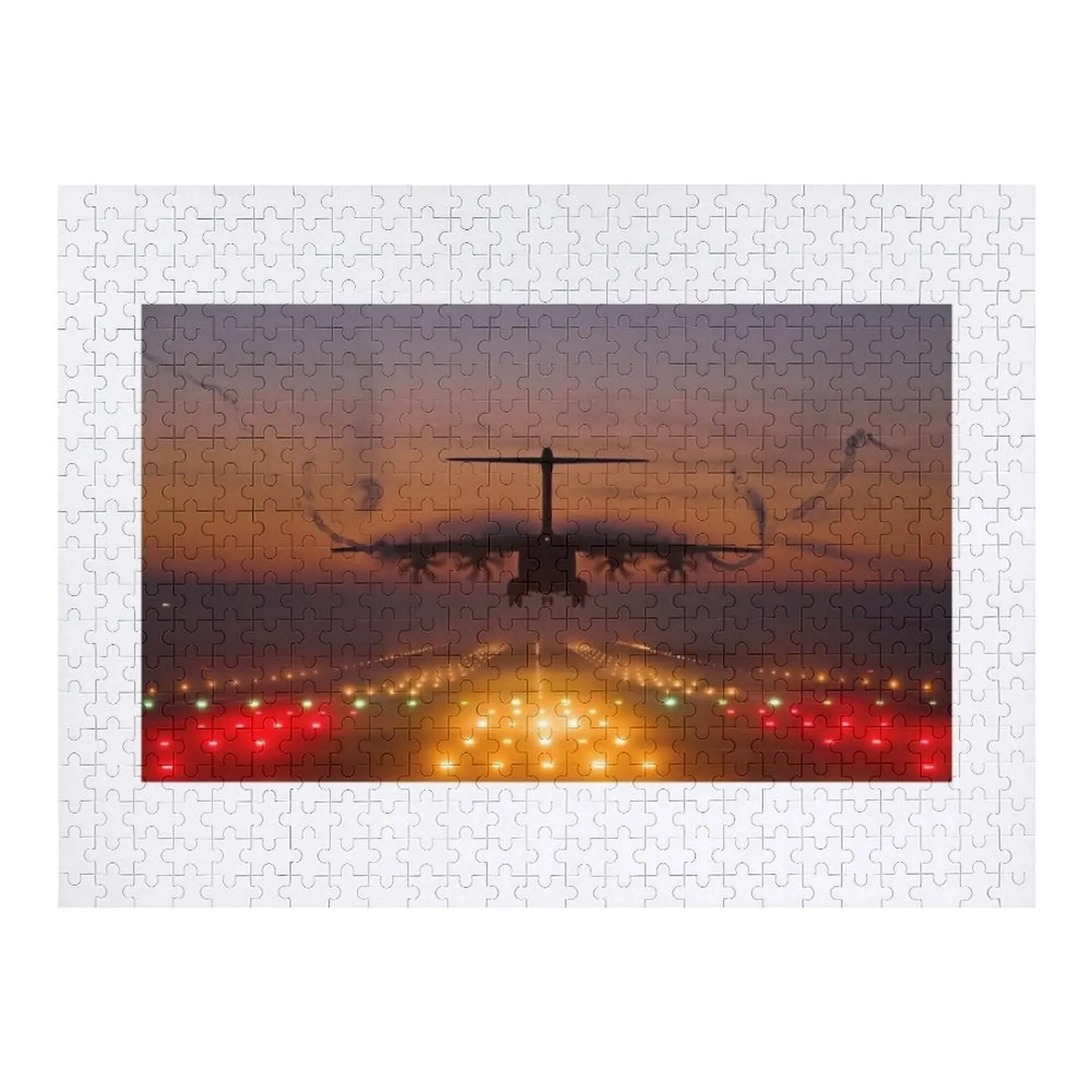 

Atlas A400M Sunset Landing Jigsaw Puzzle Jigsaw For Kids Customized Picture Photo Personalized Gifts Custom Jigsaw Puzzle