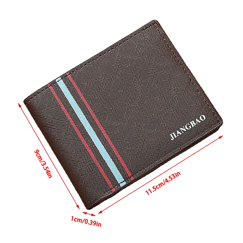 Fashion PU Leather Wallet Men Credit Card Holders Purse Money Change Pouch For Man Vintage Coin Purses