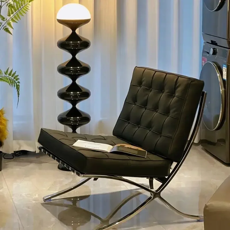 

Stylish Barcelona Single, Sofa Chair For, High End Living Room, Italian Designer Lazy, Coffee Sofa Cozy