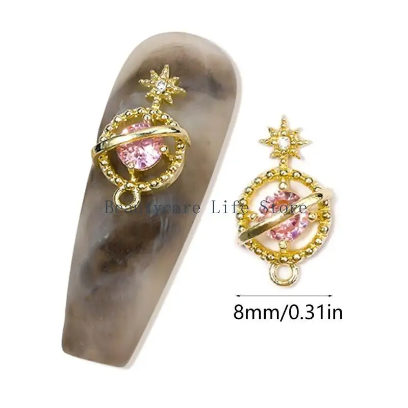 652c Art Schmuck für Saturnform für -Planet für Strasszauber für