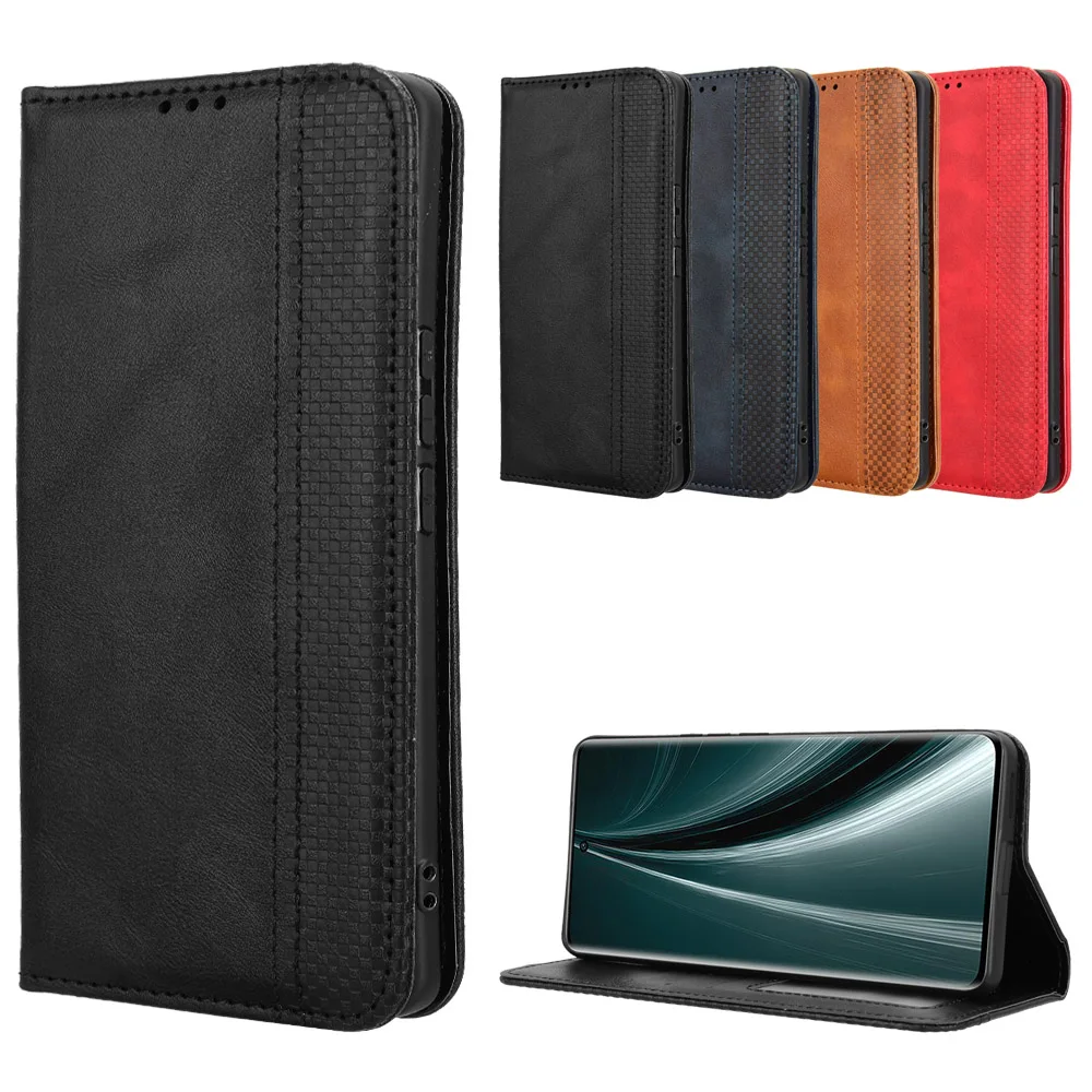 Funda con cierre magnético de cuero de estilo Retro para vivo iQOO Z9s Pro, billetera con ranura para tarjetas, funda de teléfono a prueba de golpes para iQOO Z9s Pro