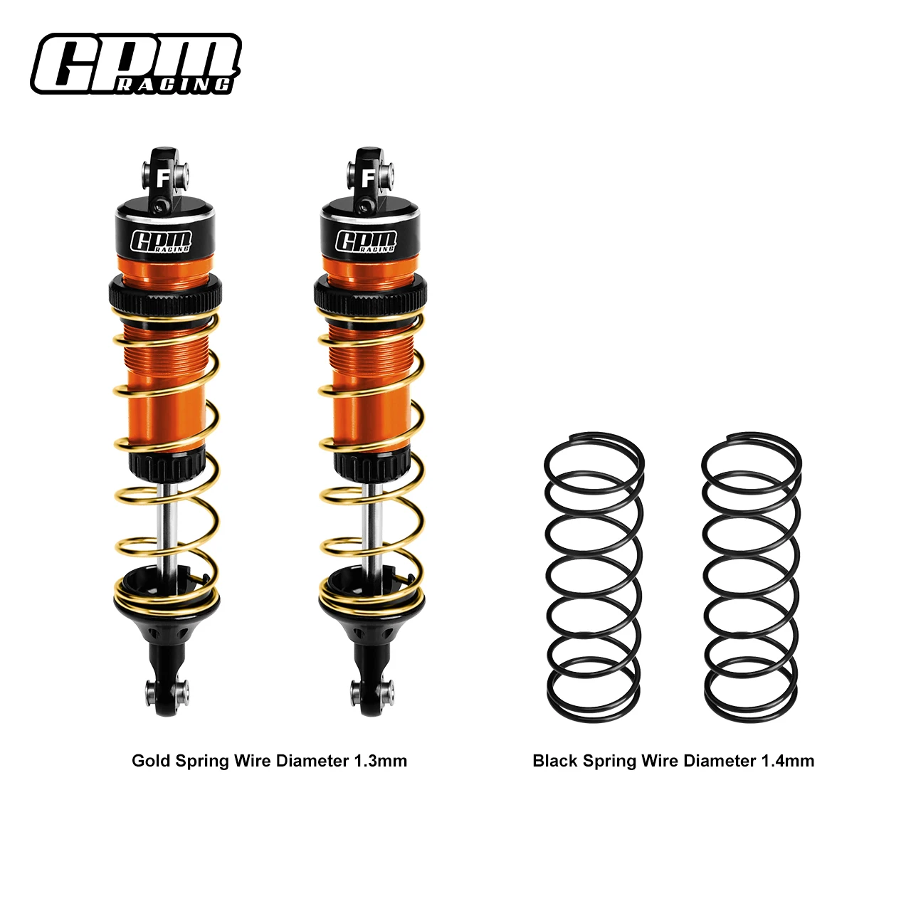GPM Alloy Front Adjustable Spring Shock 104mm For TRAXXAS 1/8 JATO 4X4 VXL 7462