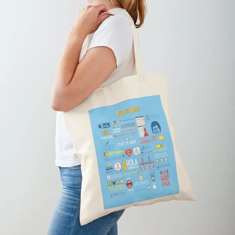

Fuller House Quotes Tote Bag Portable shopping bag Women bags Beach bag Shopper