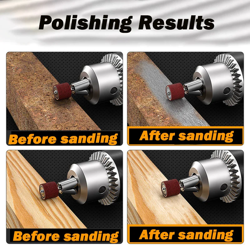 

50-500 шт. абразивных кругов для удаления ржавчины и полировки металла, зернистость 80/120/150/180/240/320/400/600, для электрических мини-угловых шлифовальных машин и шлифовальных насадок