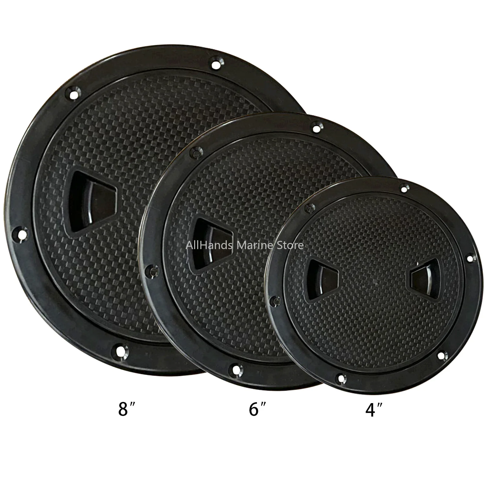 ISURE MARINE Circular Non Slip Inspection Hatch -Boat Hatch Deck Plate With Detachable Cover For RV Marine Boat Kayaks Yacht