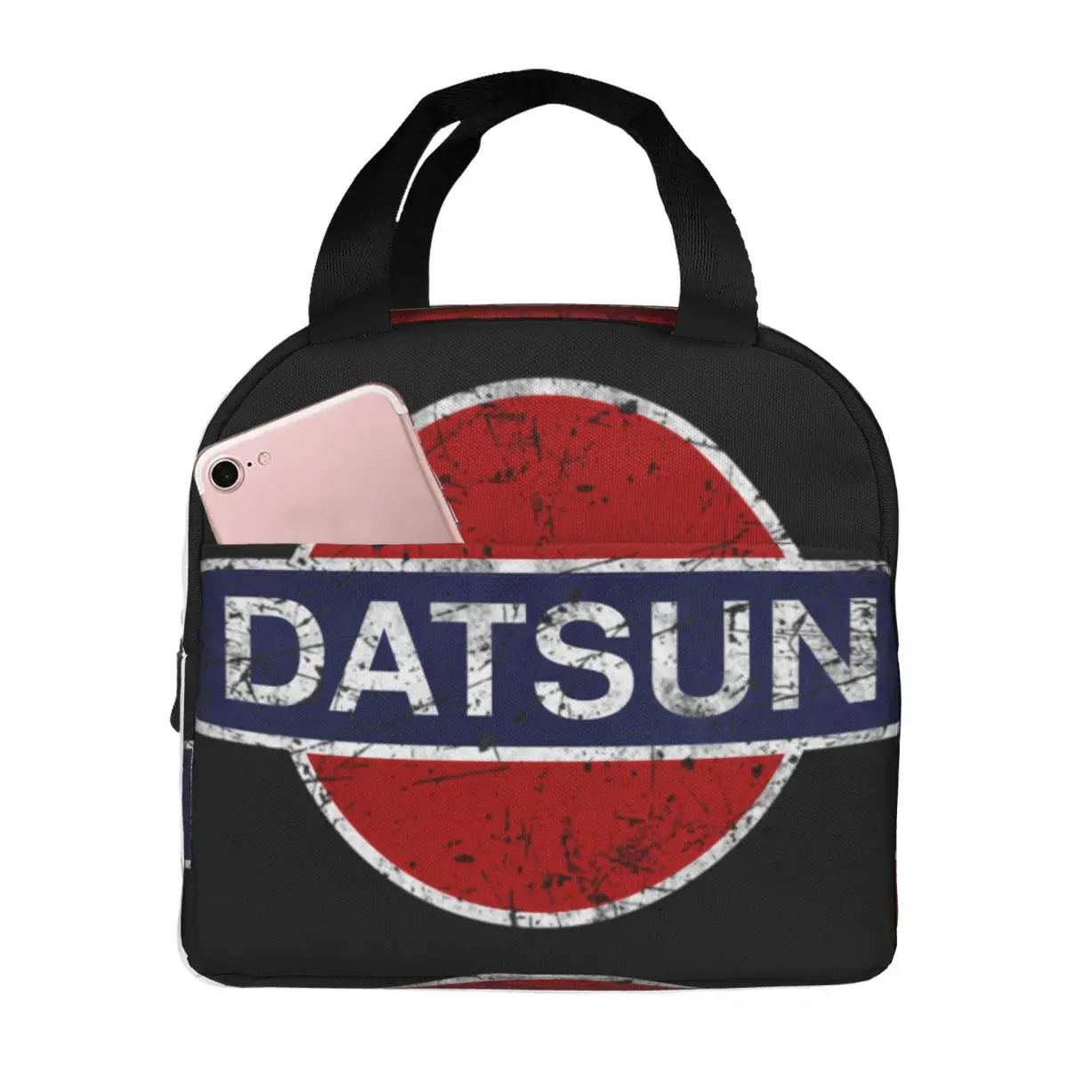 Datsuns Racing Car Lunch Bag Women Cooler Warm Insulated Lunch Boxes for School
