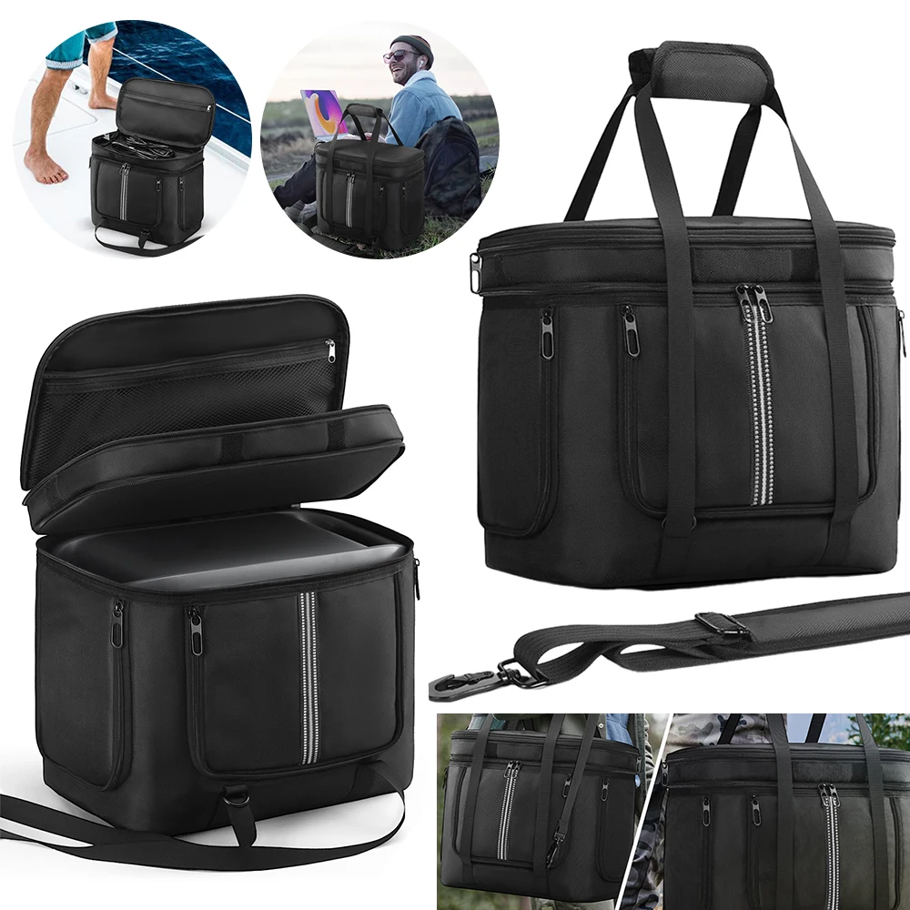 

Carrying Case for Anker SOLIX C1000 Portable Power Station Bag Travel Storage Bag Protective Case with Shoulder Strap & Handle