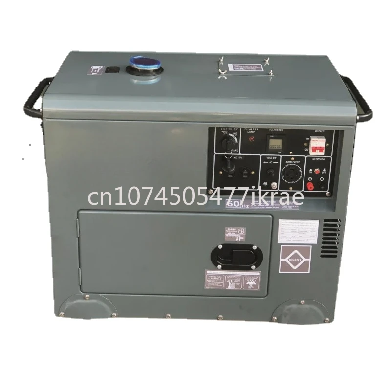 8Kw 10Kva 50Hz Silent  Generator Sets Water Cooled Fuelless Inverter Generator