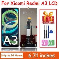 6.71“inch For Xiaomi Redmi A3 LCD Touch For RedmiA3 Screen Replacement Digitizer Sensor Glass For Redmi A3 23129RN51X Display