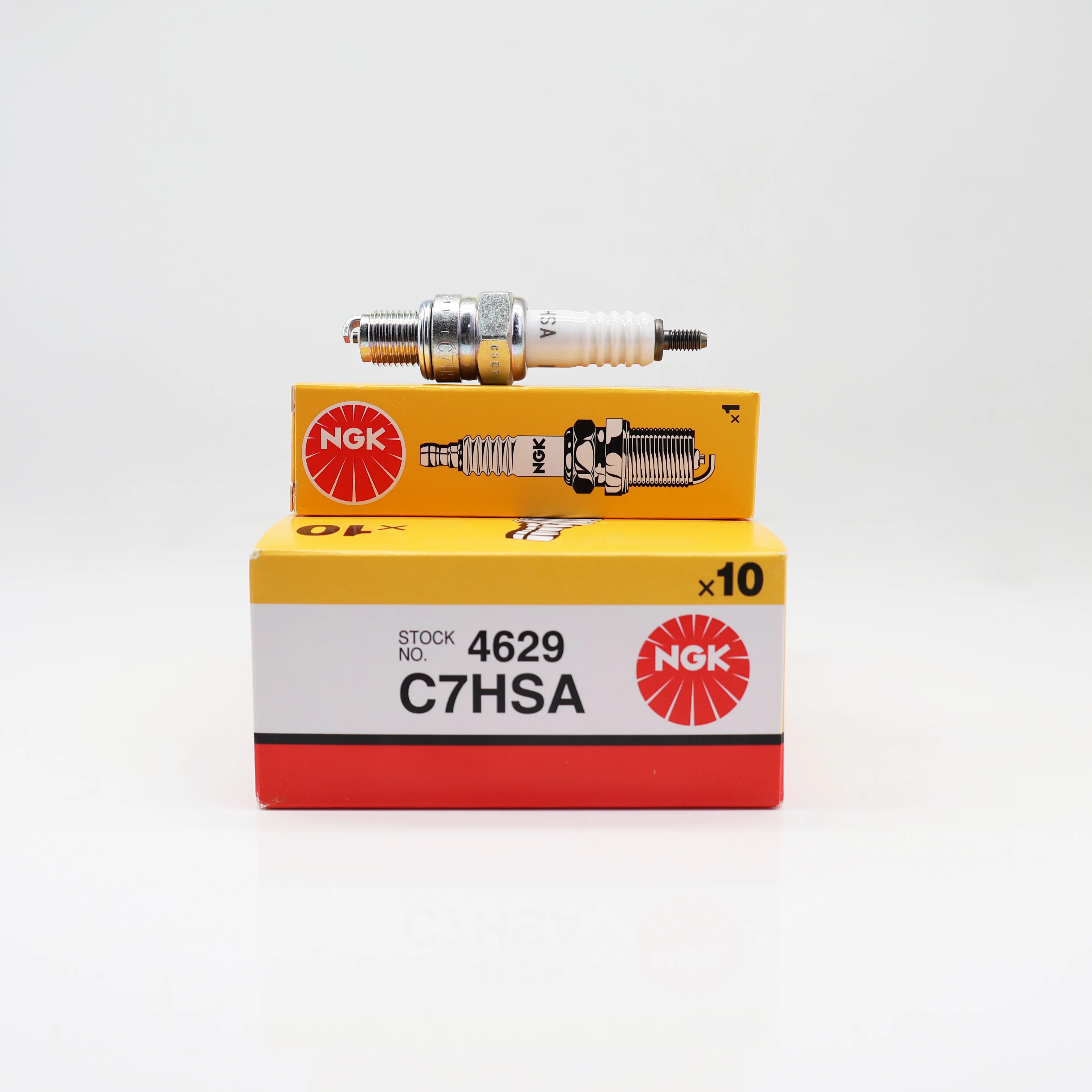 NGK Nickel Spark Plug C7HSA 4629 Original Genuine Product for Kawasaki Yamaha Suzuki Honda OEM:94700-00254,98056-57713