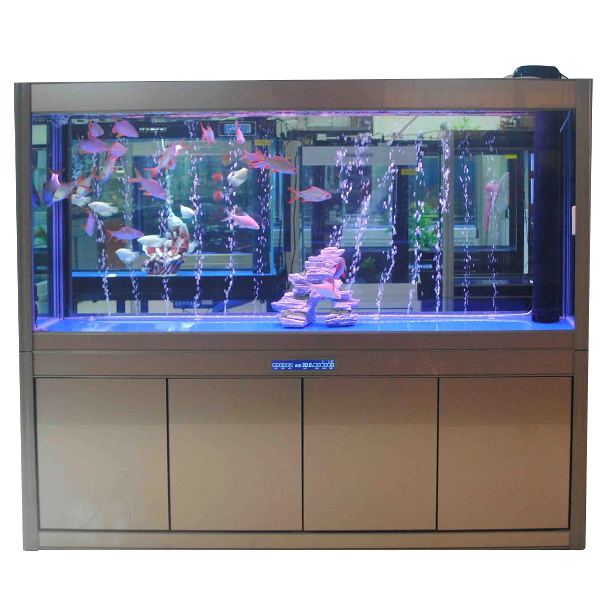 

2Pcs Aquarium Oxygen Tube Set Standard Clear Flexible Airline Tubing Stop Valve Air Pump Accessories for Freshwater Saltwater