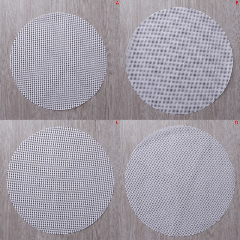 Eco-Friendly Stocked Round Non-Stick Silicone Mesh Cloth Baking Liners Steamer Pad Dumplings Buns Mat