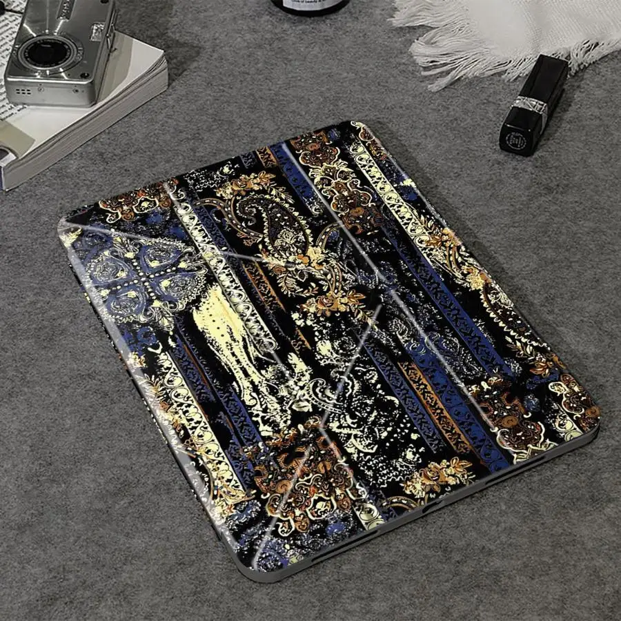 Holder Cover Tablet Case For iPad Mini 6 7 Pro 2025 Pro 11th 10th 9th 8th 7th 12.9inch Air 4 5 M3 M2 1 2 M4 11inch Vintage