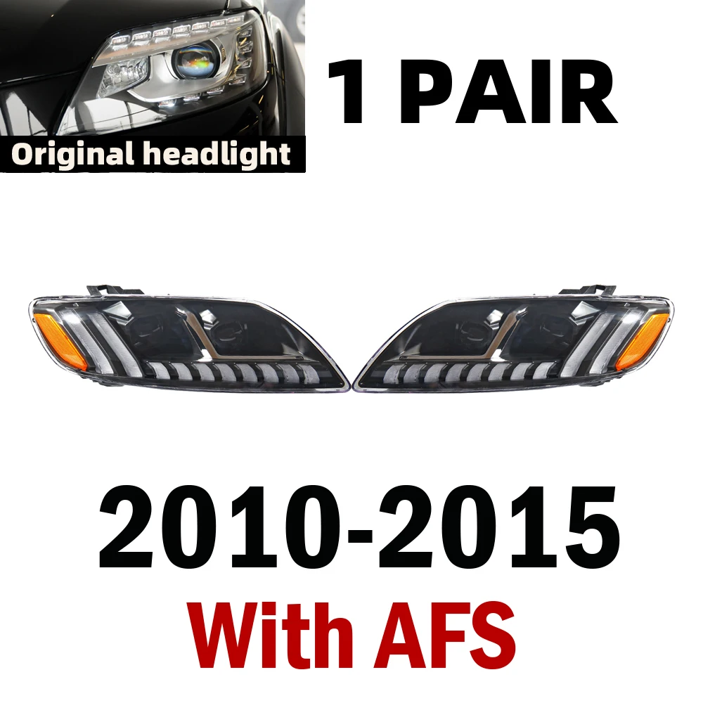 Koplampen Audi Q7 2006-2015 Hoofdlamp Verbeterde LED Met Dynamische Richtingaanwijzer Koplamp Montage 2 STUKS