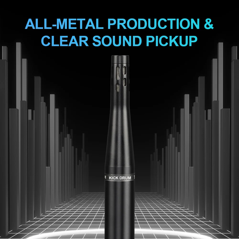 SR20LS Metal condenser drum microphone with bottom drum dedicated